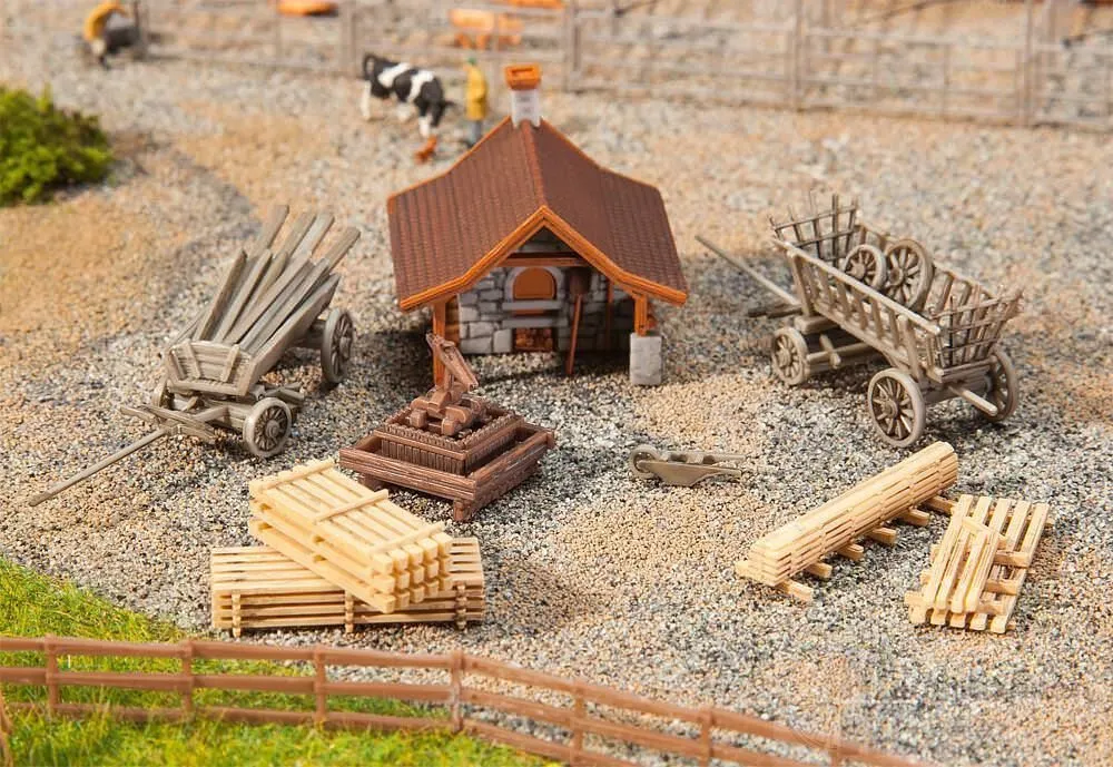 Faller 232359 - Backhäuschen mit Zubehör N 1:160