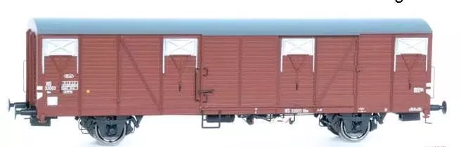 Exact Train 20252 - Güterwagen gedeckt NS Ep.IV GBS EUROP mit Plakat NS Logo H0/GL