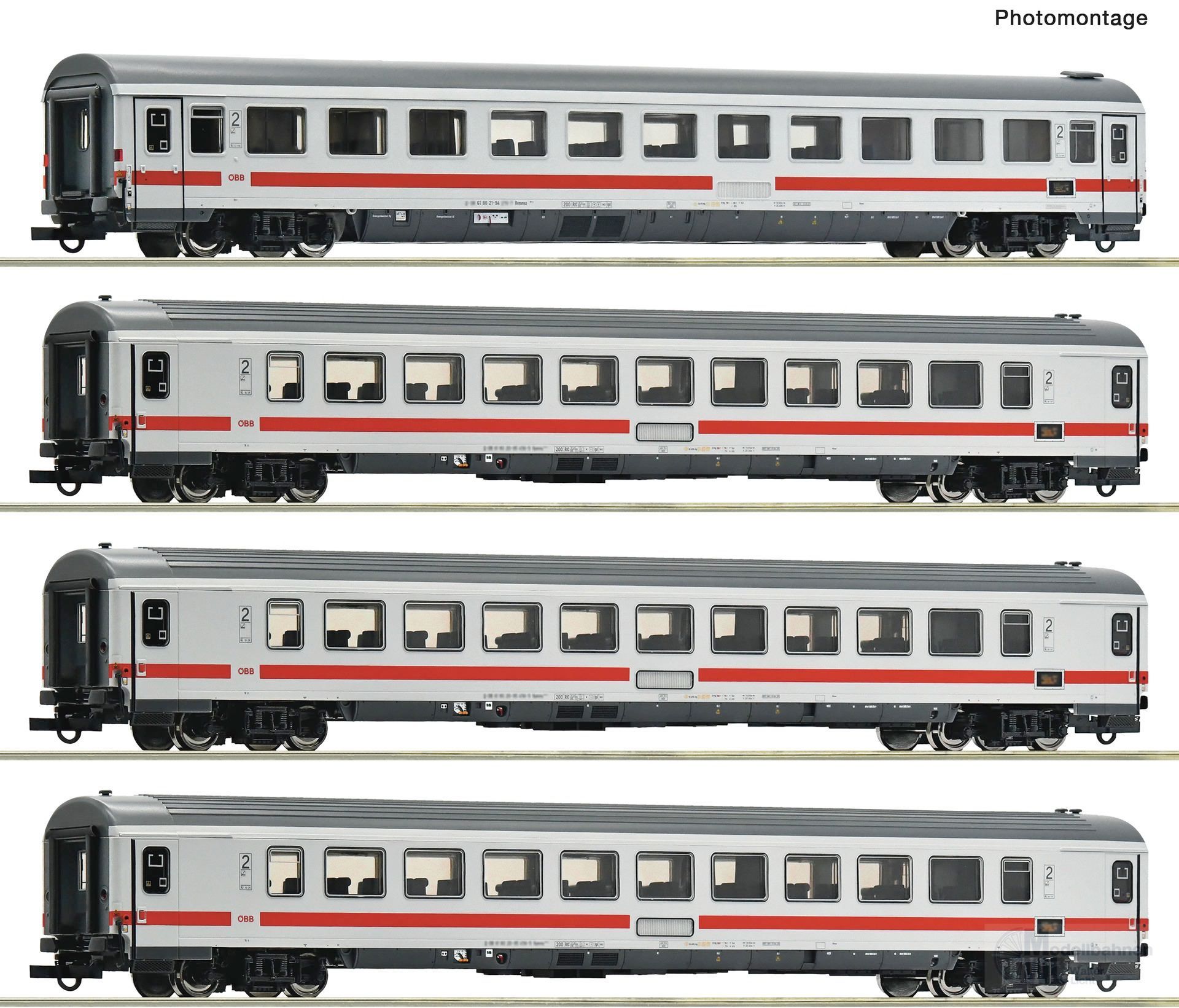 Roco 6200187 - Personenwagen Set ÖBB Ep.VI 4.tlg. H0/GL