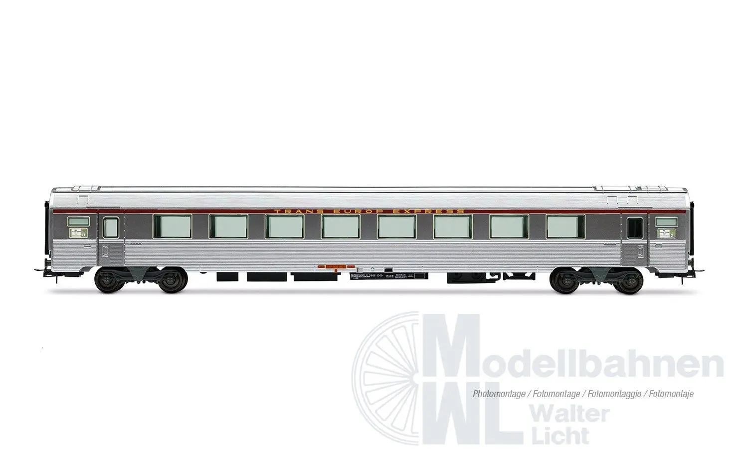Jouef 4205 - Personenwagen Set SNCF Ep.IV TEE Mistral 69 4.tlg. Jules Verne H0/GL