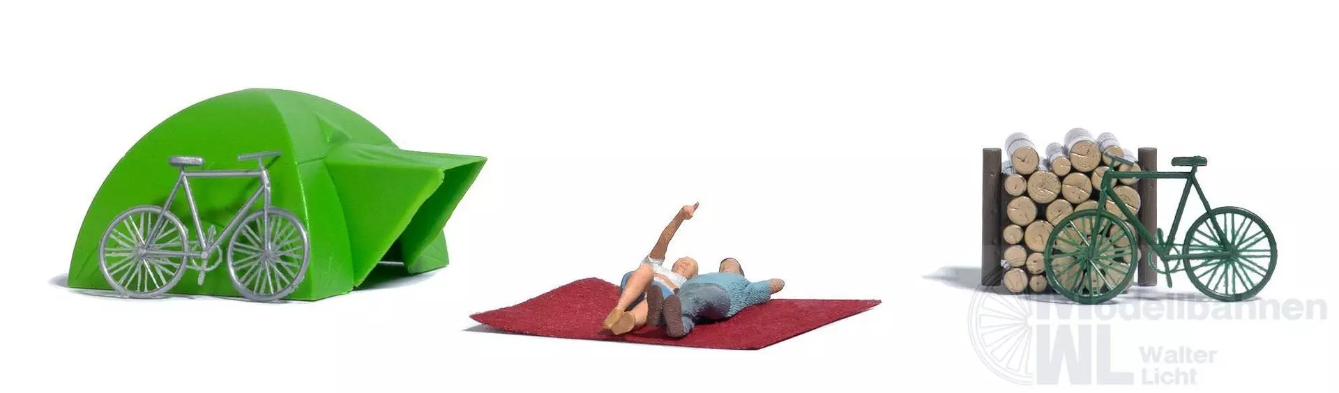 Busch 79820 - A-Set:Zeltromantik H0 1:87