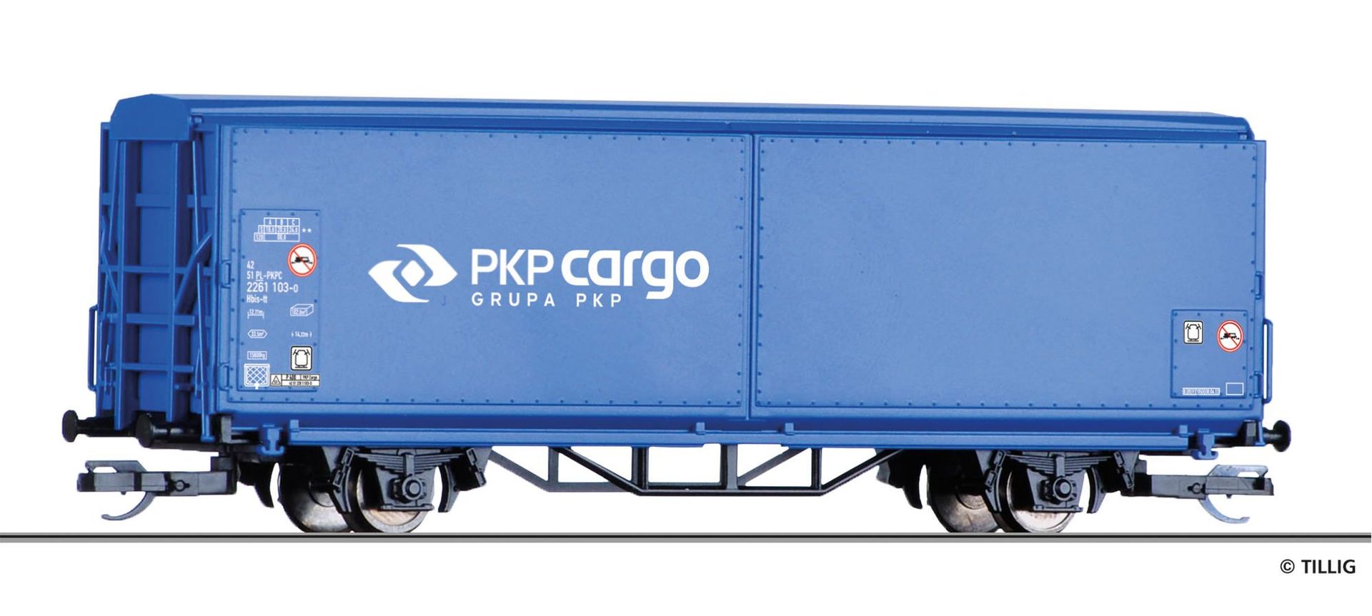 Tillig 14844 - START-Schiebewandwagen PKP Cargo Ep.VI Hbis-tt TT 1:120