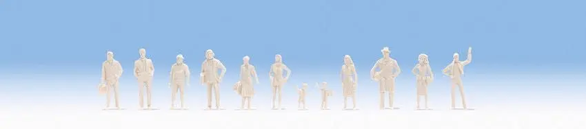 Noch 35985 - Unbemalte Figuren 72 Stück N 1:160