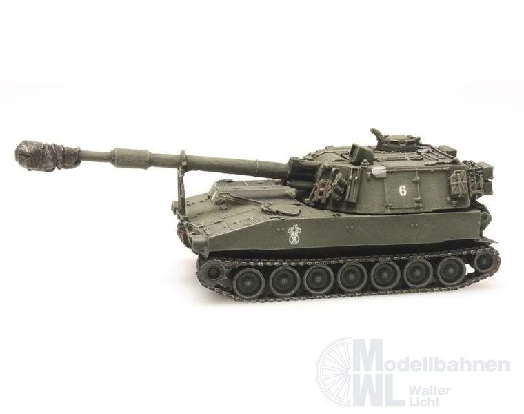 ARTITEC b.v. 6870155 - Panzer M109 A2 Schweiz train load H0 1:87