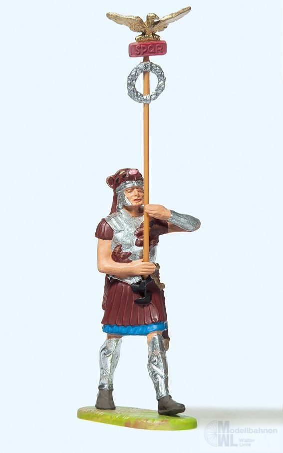 Preiser 50202 - Römer im Marsch mit Adler 1:25 Preiser 50202 - Römer im Marsch mit Adler 1:25