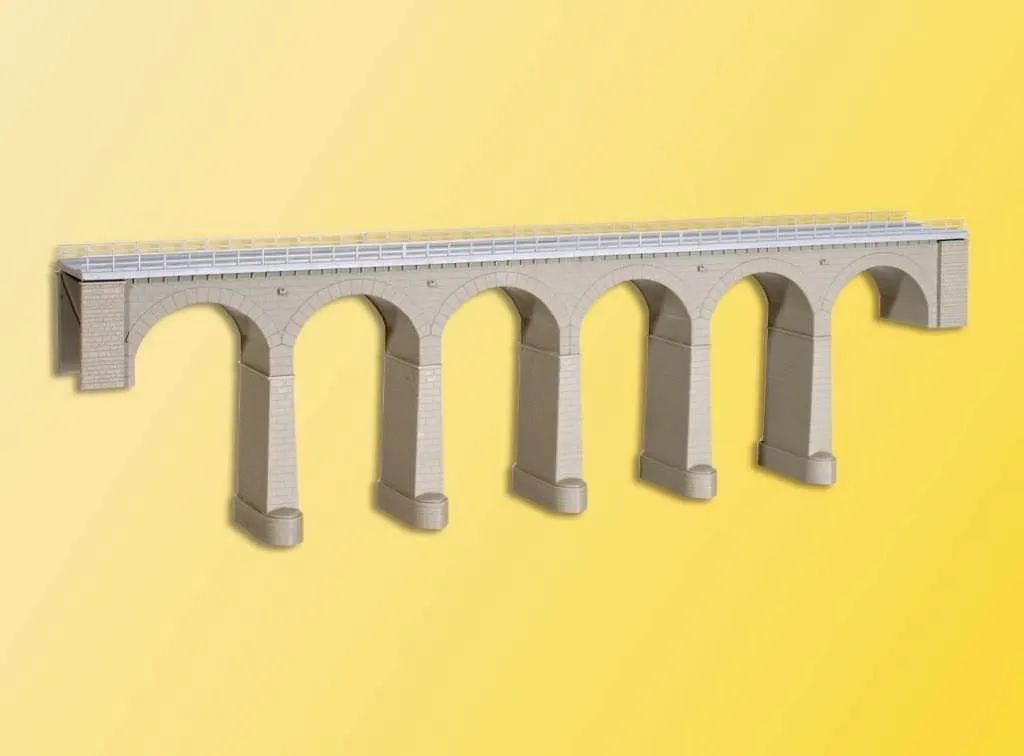 Kibri 39724 - Aachtal-Viadukt mit Eisbrecherpfeilern eingleisig H0 1:87