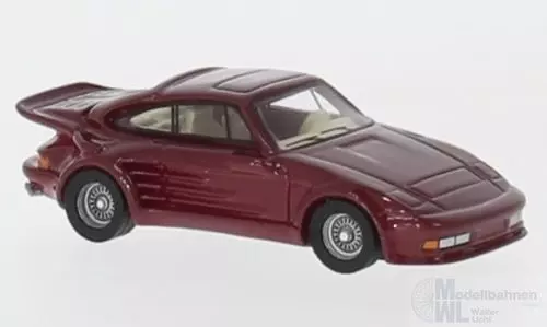 BoS-Models 87655 - Porsche 911 Turbo Gemballa Avalanche rot 1986 1:87
