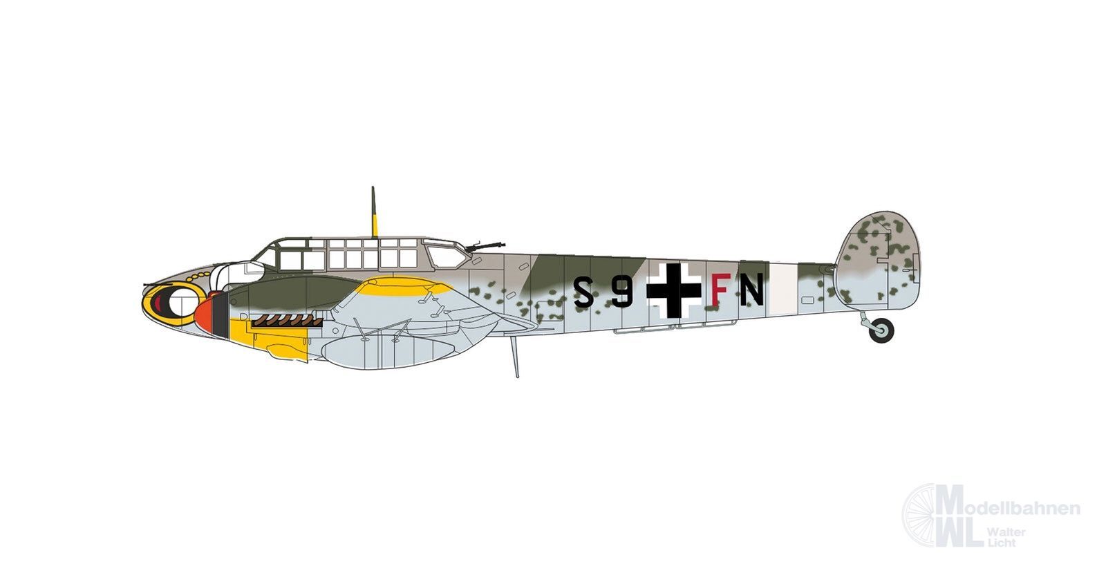 Herpa 81AC115S - Messerschmidt Bf 110G II./ZG1 Wespe 1:72