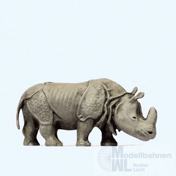 Preiser 29502 - Indisches Panzernashorn H0 1:87 Preiser 29502 - Indisches Panzernashorn H0 1:87