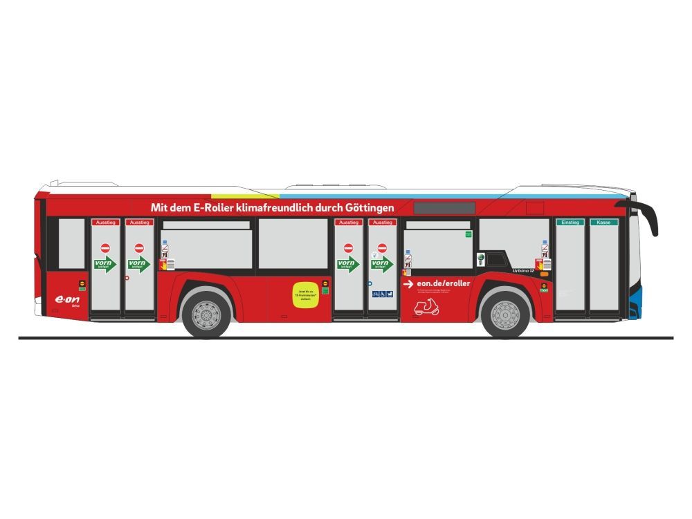 Rietze 73058 - Solaris Urbino 12 ´14 GöVB Göttingen H0 1:87