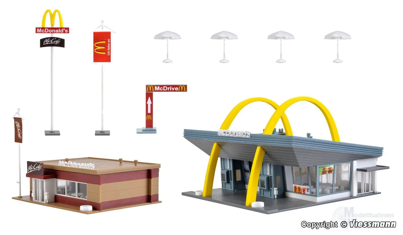 Vollmer 43635 - McDonald´s Schnellrestaurant H0 1:87