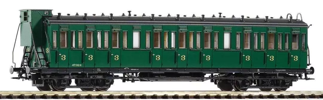 Piko 53335 - Abteilwagen SNCB Ep.III 3.Kl. mit Bremserhaus H0/GL Classic