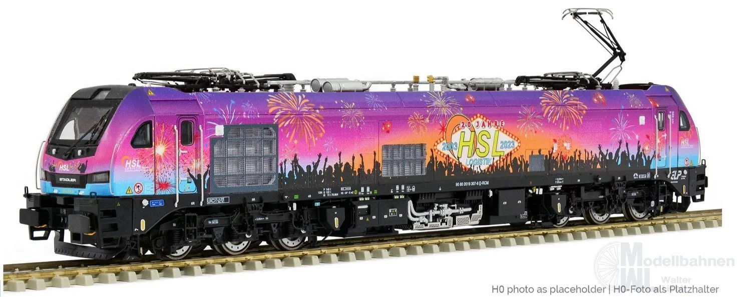 Sudexpress T0193071 - Zweikraftlok BR 2019 307-8 Euro 9000 HSL Ep.VI Jubiläum TT 1:120