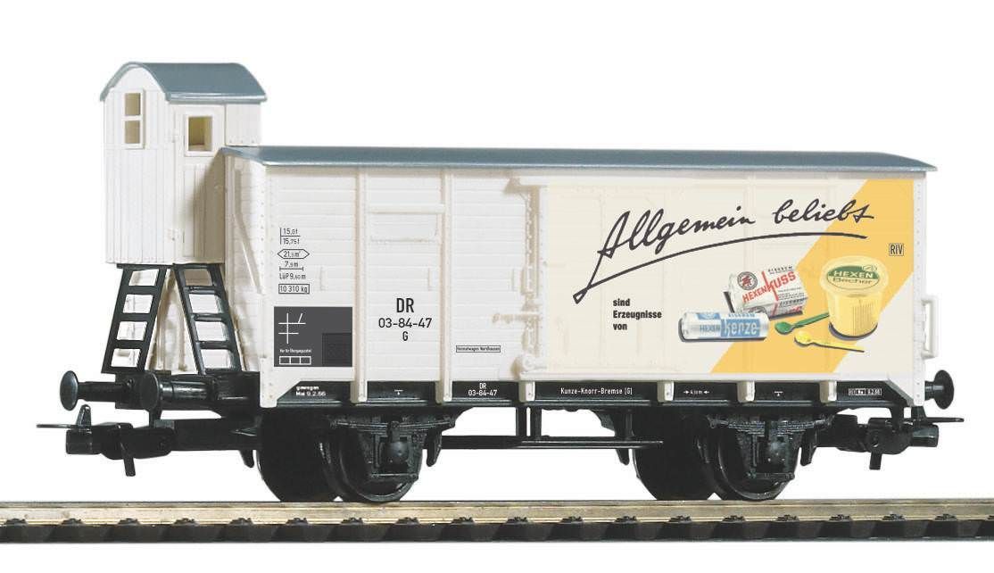 Piko 54617 - Güterwagen gedeckt DR Ep.III G02 Hexenkuss mit Bremserhaus H0/GL