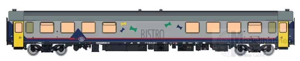 LS Models 92999 - Bistrowagen I10 SNCB Ep.V WR H0/GL