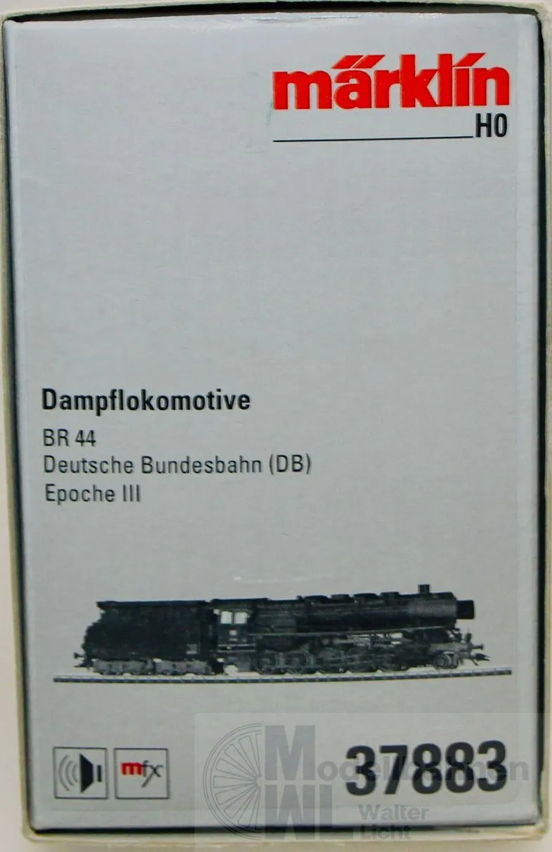 Märklin 37883 - MÄRKLIN -Dampflok BR 44 100 DB Ep.III H0/WS mfx Sound