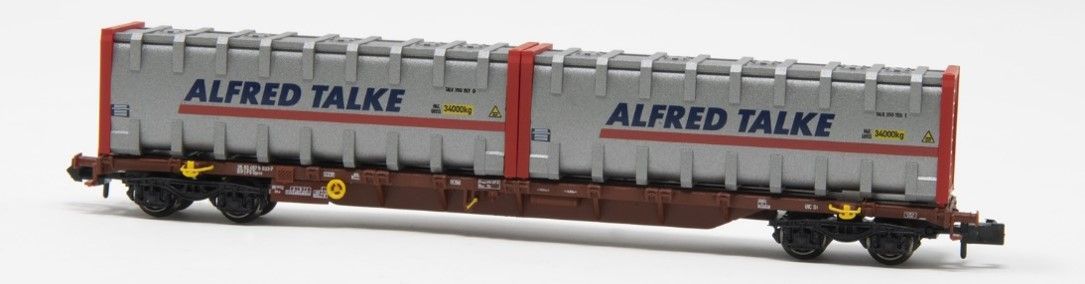 Arnold 6590 - Containertragwagen Alfred Talke Ep.VI 2 x 30`Bulk-Container N 1:160