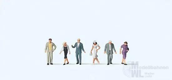 Preiser 79047 - Gehende Passanten N 1:160