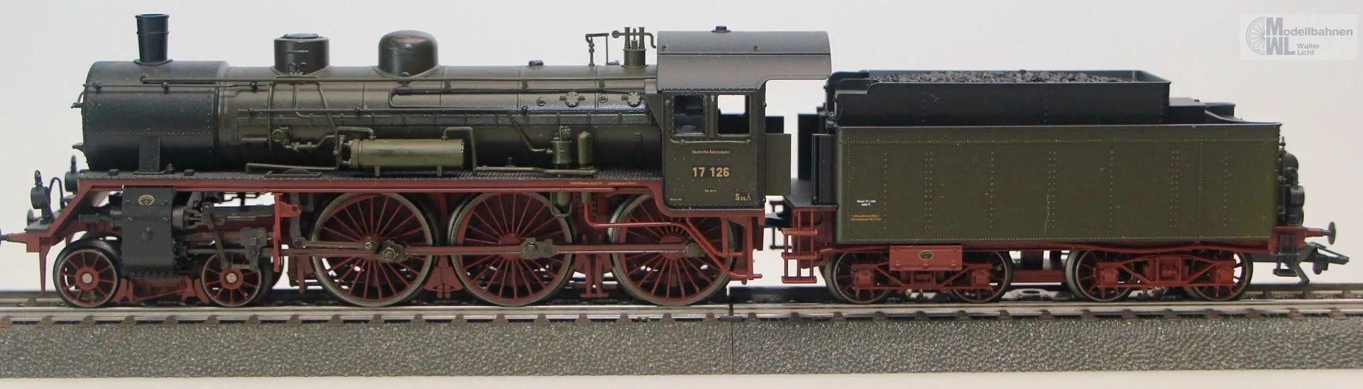 Märklin 37192 - MÄRKLIN - Dampflok BR 17 DRG Ep.II H0/WS Digital
