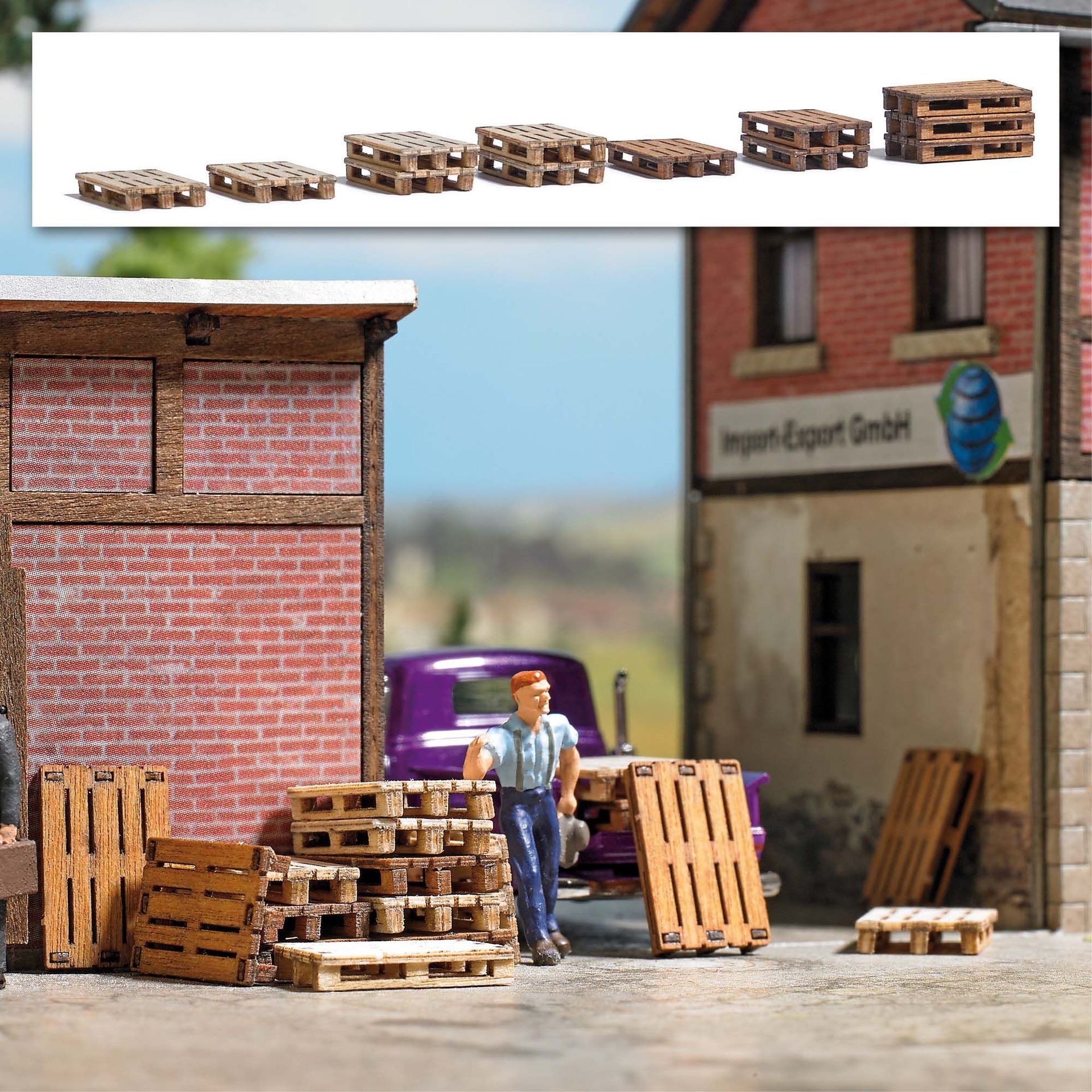 Busch 1810 - Paletten H0 1:87 Busch 1810 - Paletten H0 1:87