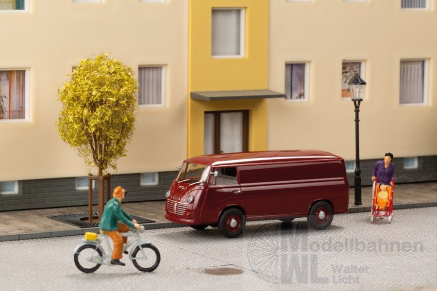 mini car 66007 - Goliath Express 1100 Kastenwagen weinrot H0 1:87
