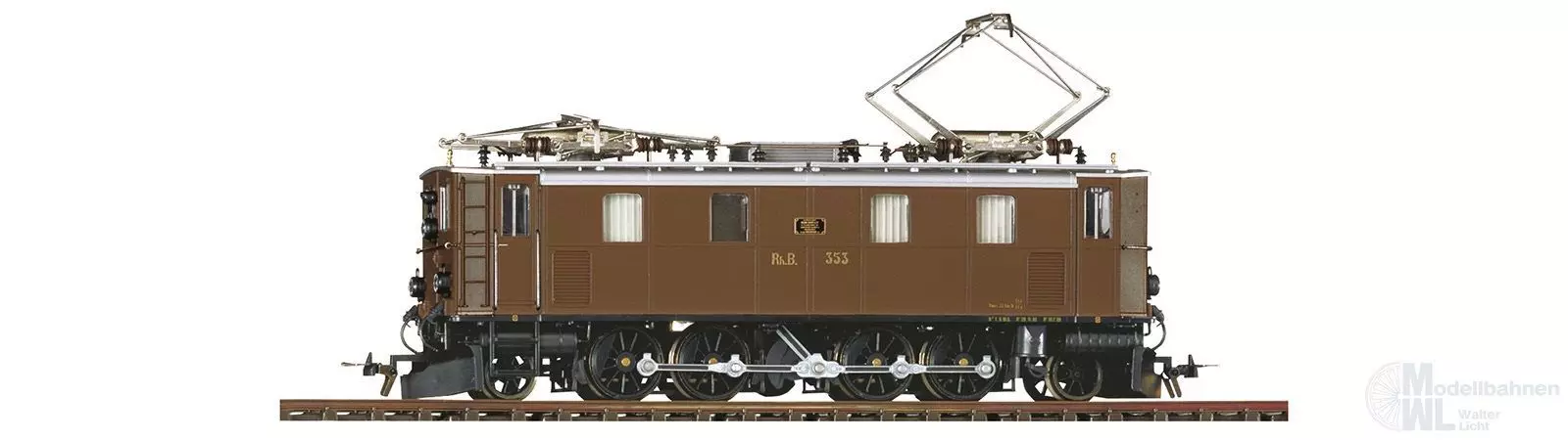 Bemo 1291113 - E-Lok Ge 4/6 353 RhB Ep.II-VI braun H0m