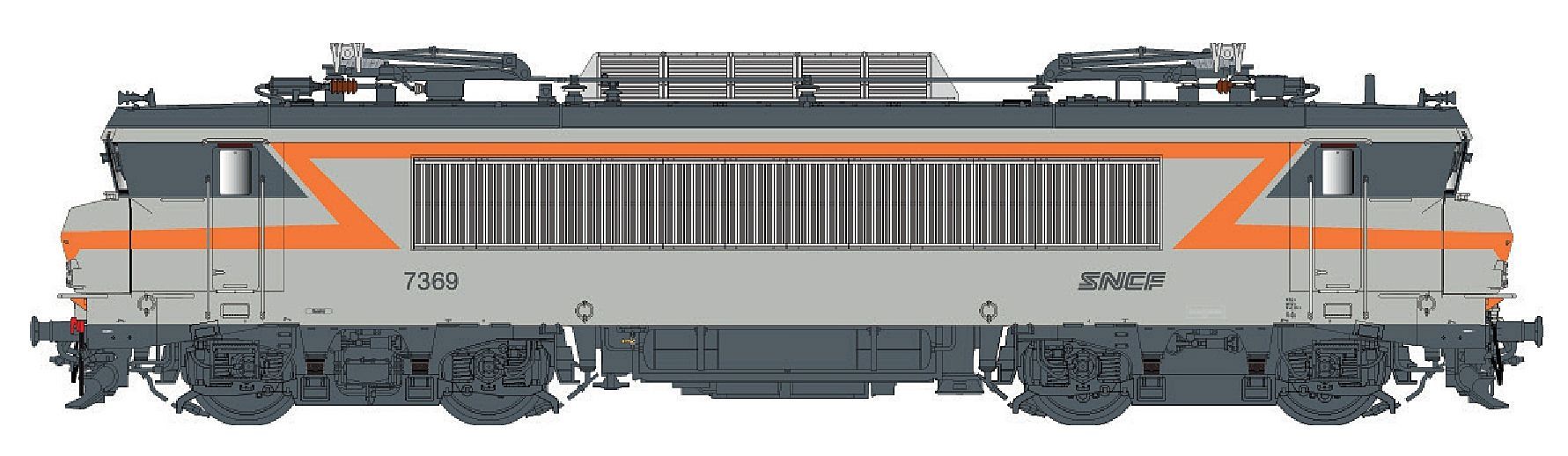 LS Models 11704 - E-Lok BB 7369 SNCF Ep.V beton H0/WS