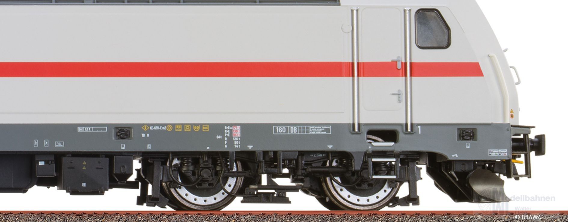 Brawa 2189 - Tauschradsatz TRAXX 1 Stück H0/GL