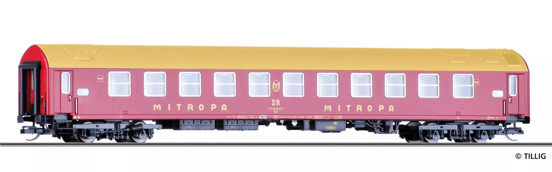 Tillig 16362 - Schlafwagen DR Ep.IV Mitropa Typ B TT 1:120