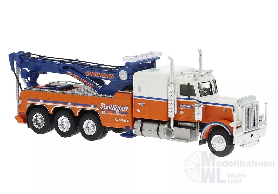 Brekina 86277 - Peterbilt 359 Abschleppwagen 1973 Suburban H0 1:87