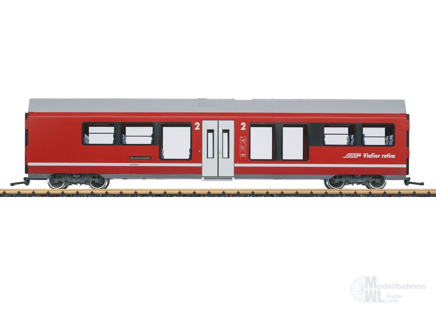LGB 33150 - MIttelwagen zu Triebzug ABe 4/16 Capricorn RhB Ep.VI Spur G 1:22,5 LGB 33150 - MIttelwagen zu Triebzug ABe 4/16 Capricorn RhB Ep.VI Spur G 1:22,5