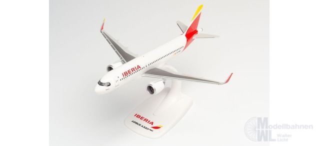 Herpa 613064 - Iberia Airbus A320 neo – EC-NER Barajas 1:200 Herpa 613064 - Iberia Airbus A320 neo – EC-NER Barajas 1:200