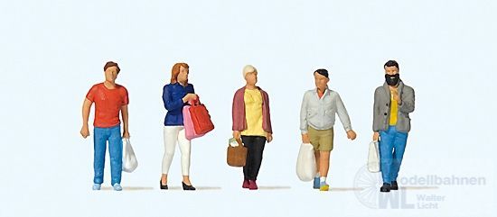 Preiser 10673 - Shopping H0 1:87