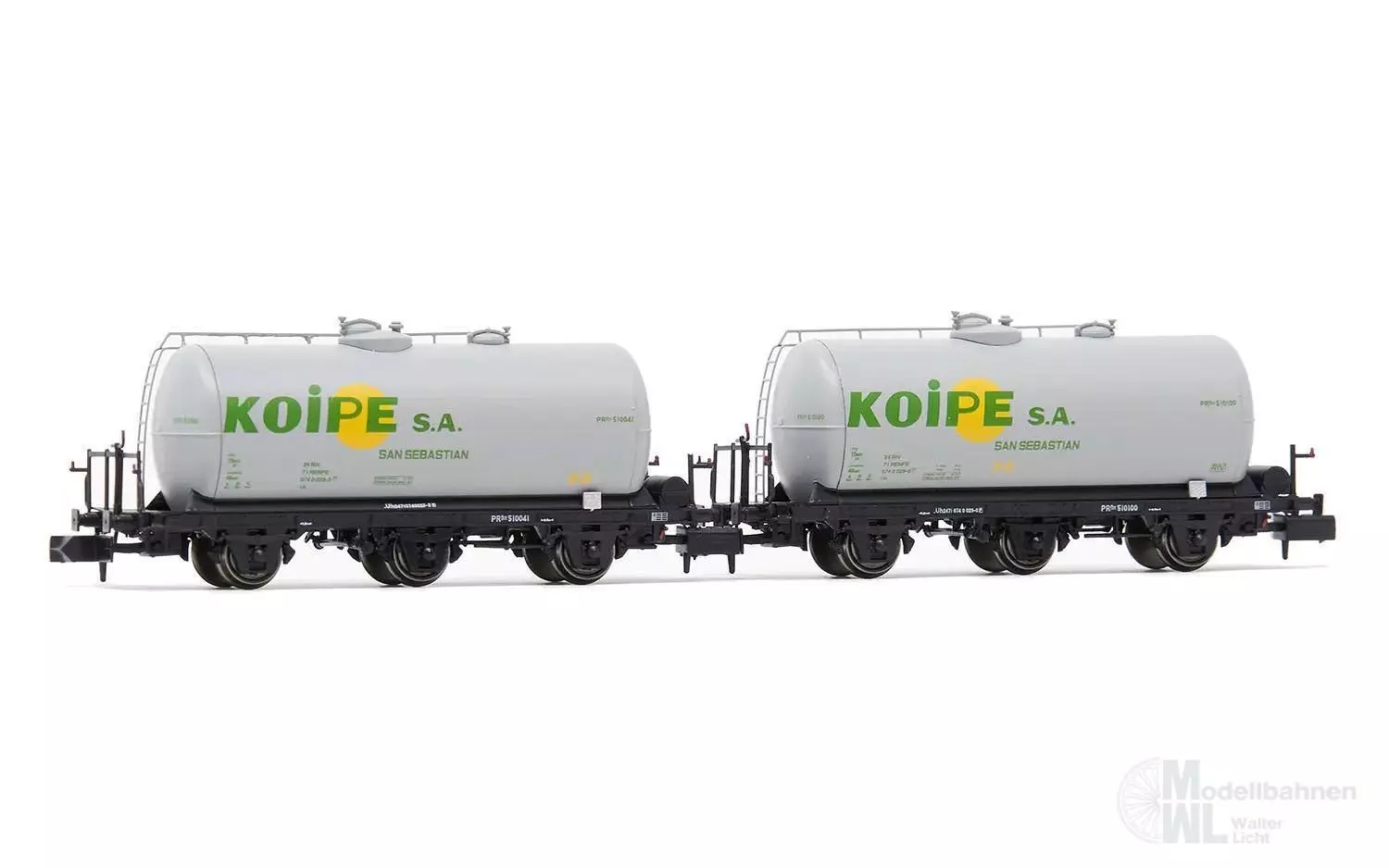 Arnold 6611 - Kesselwagen Set RENFE Ep.IV KOIPE 2.tlg. N 1:160
