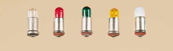 Auhagen 54739 - Lampe mit Stecksockel opal lose MS 4 16 V 0,05 A