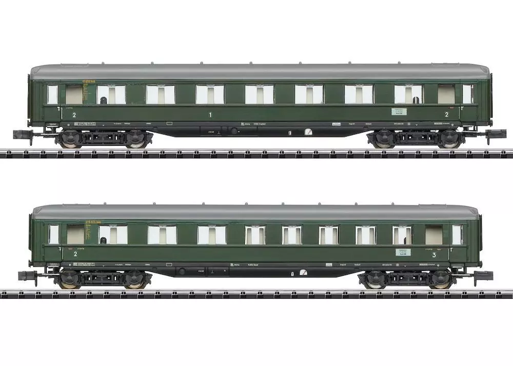Trix 18287 - Schnellzugwagen Set DB Ep.III 2.tlg. N 1:160