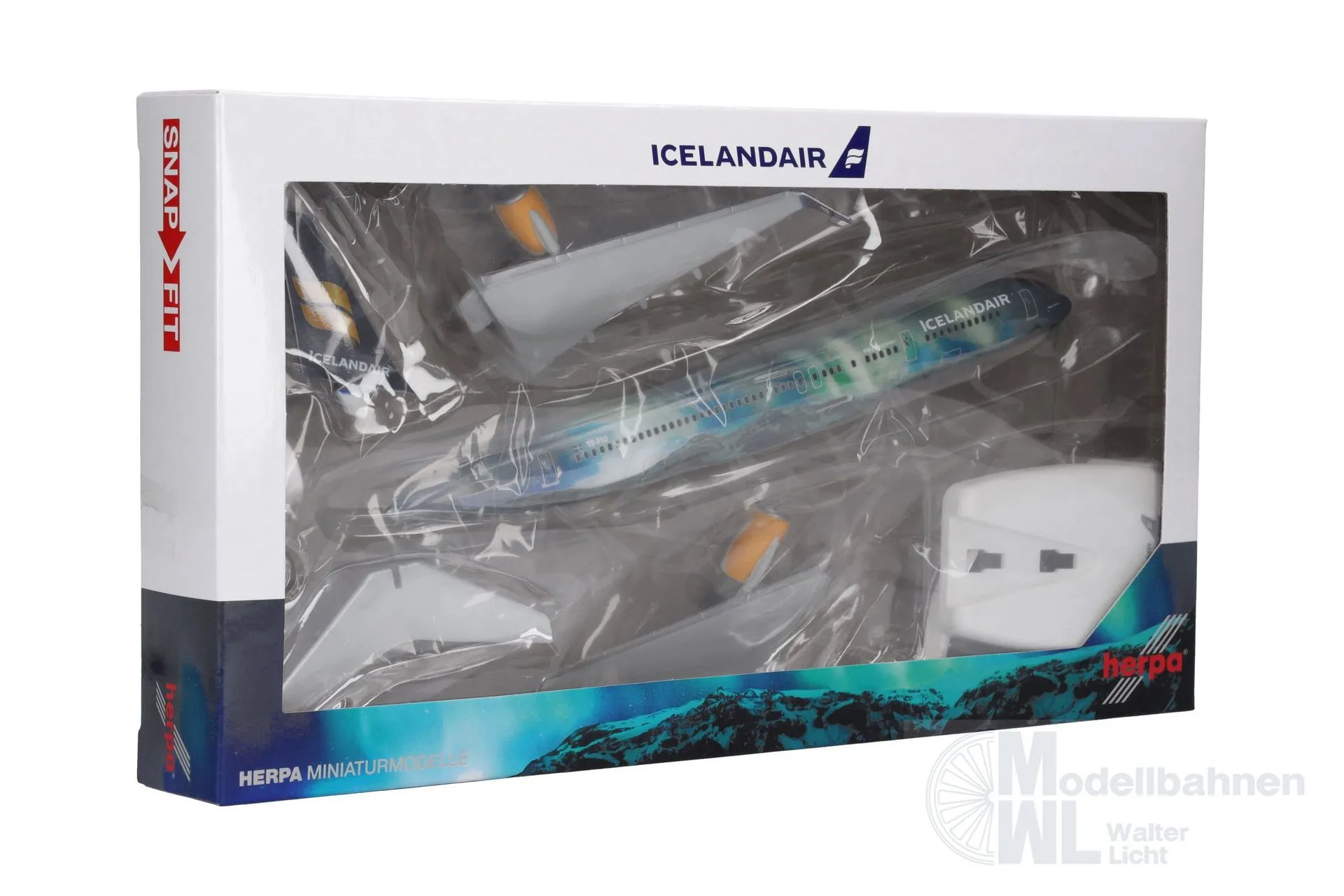 Herpa 610735-001 - Boeing 757-200 Icelandair Hekla Aurora 1:200
