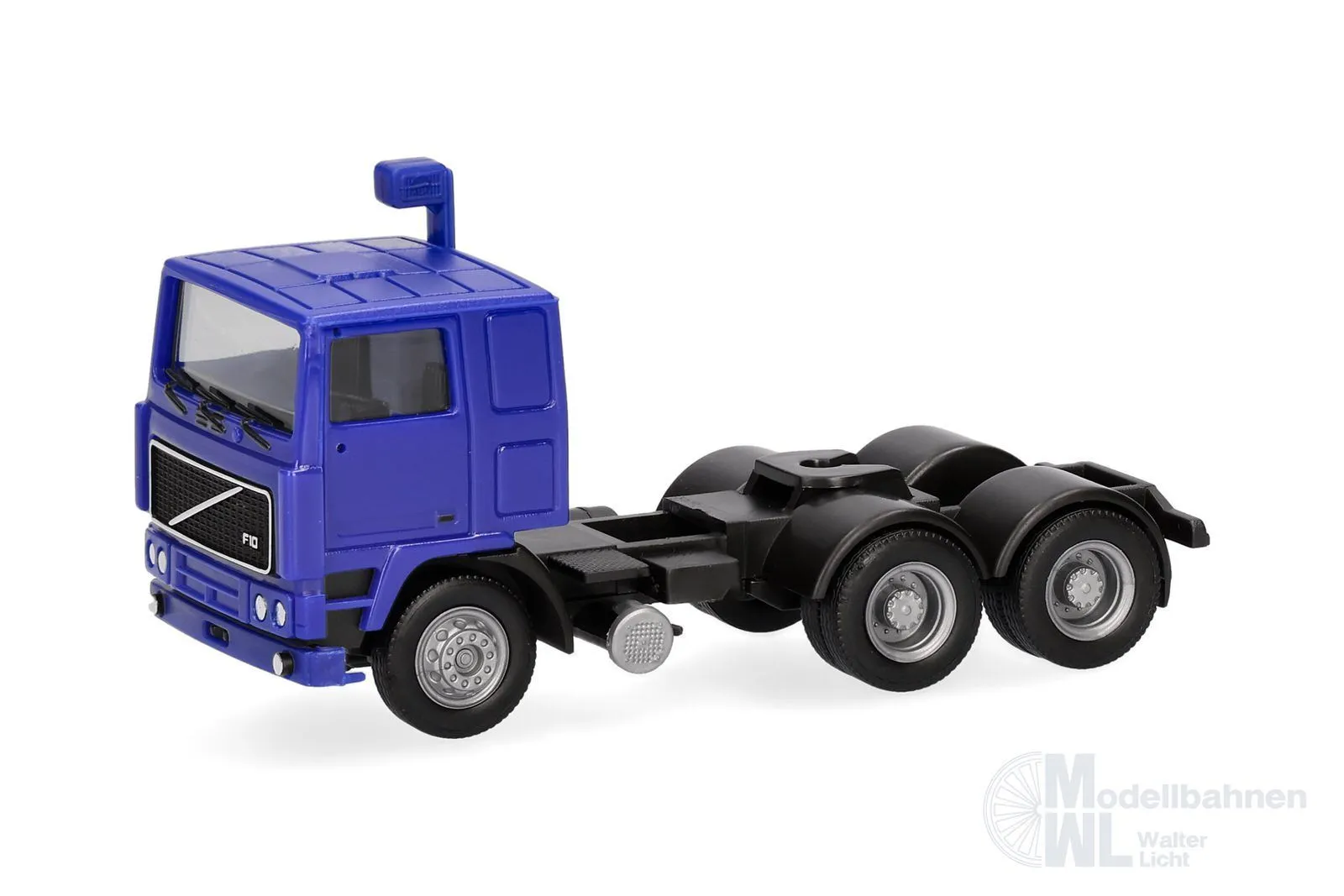 Herpa 318082 - Volvo F10 Flachdach Zugmaschine 3-achs ultramarinblau H0 1:87