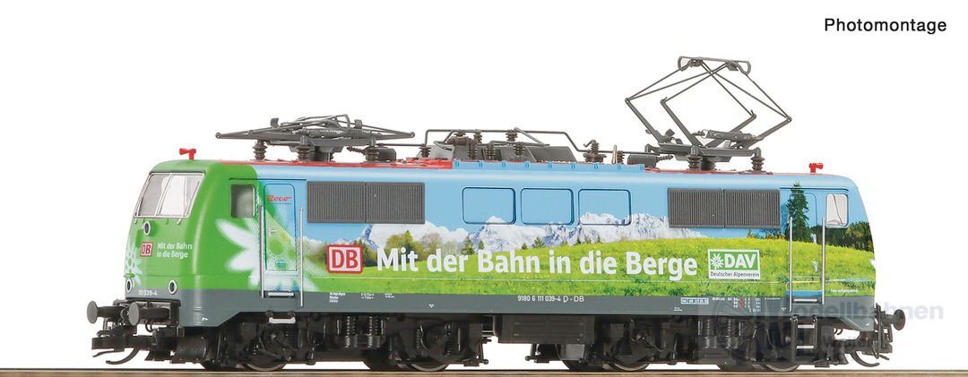 Roco 7590026 - E-Lok BR 111 DB-AG Alpen Ep.VI TT 1:120 Sound
