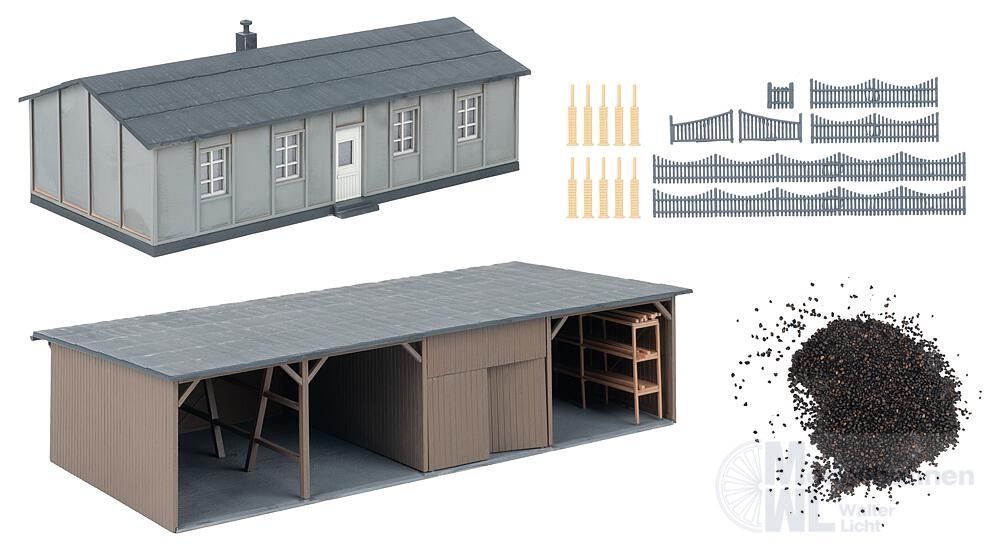Faller 191842 - Baracke mit Kohleschuppen H0 1:87