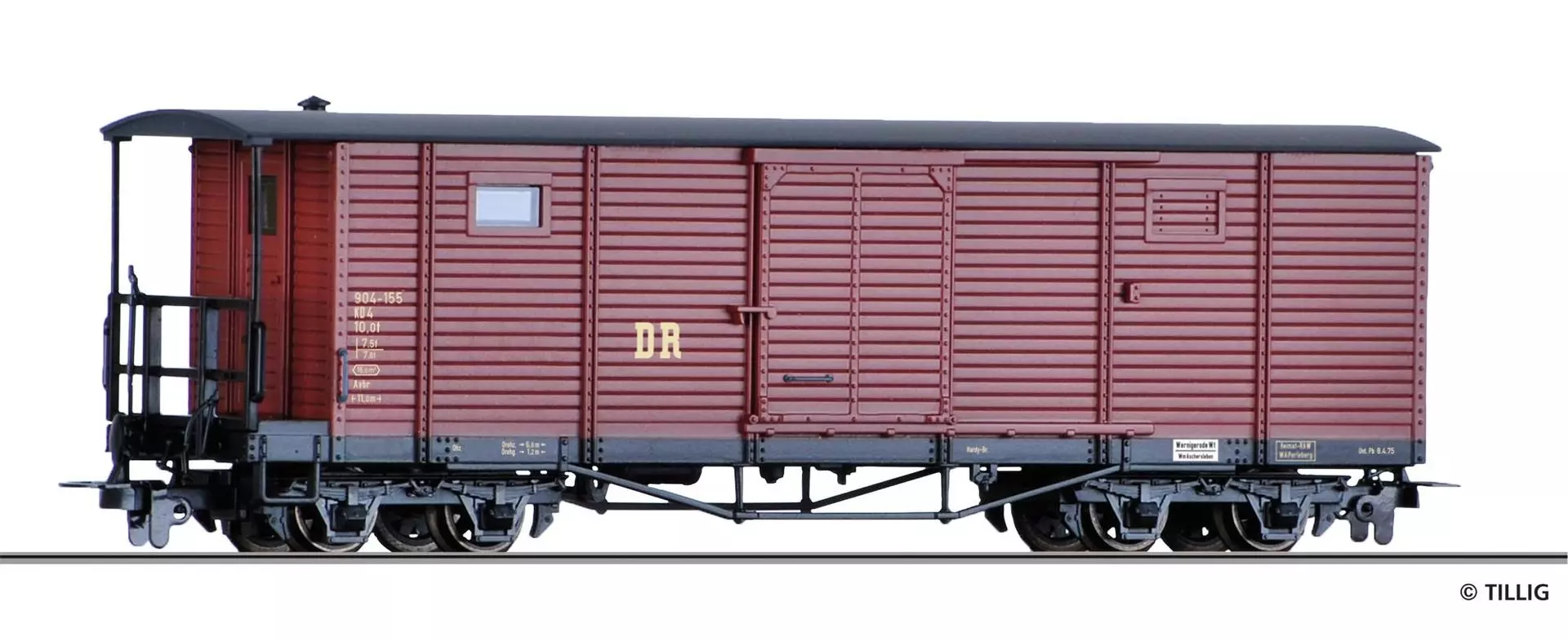 Tillig 15942 - Packwagen DR Ep.IV KD4 H0m