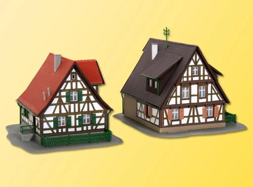 Kibri 36406 - Fachwerkhäuser 2 Stück Z 1:220