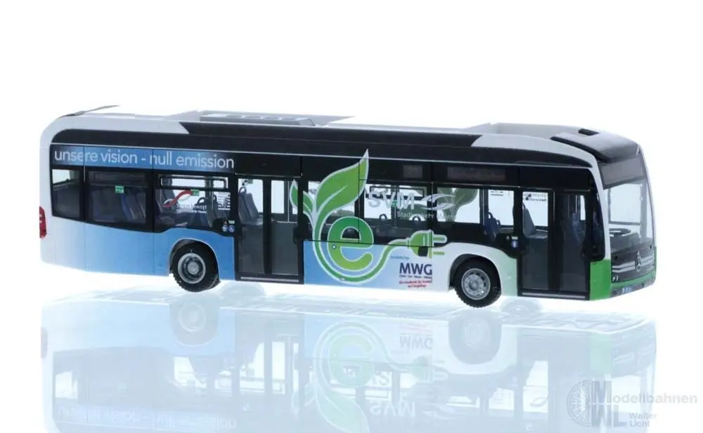 Rietze 75532 - Mercedes-Benz eCitaro Stadtverkehr Maintal H0 1:87