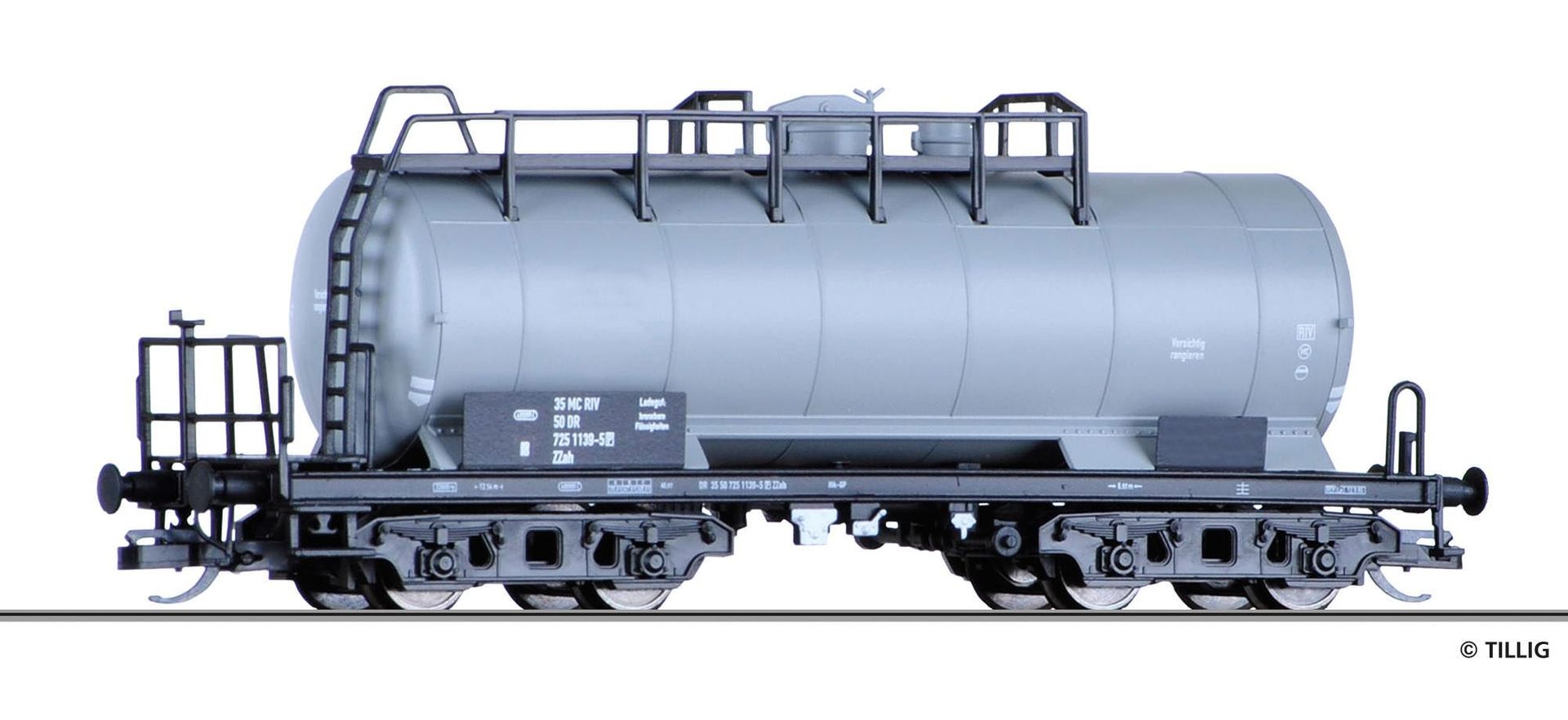 Tillig 18503 - Kesselwagen DR Ep.IV Zakk-w TT 1:120