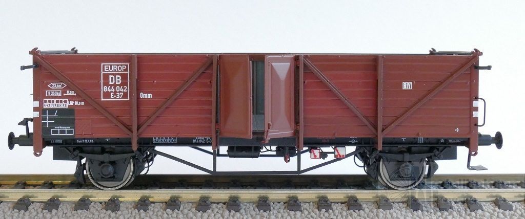 Exact Train 20338 - Güterwagen offen DB Ep.III Omm37 Duisburg H0/GL