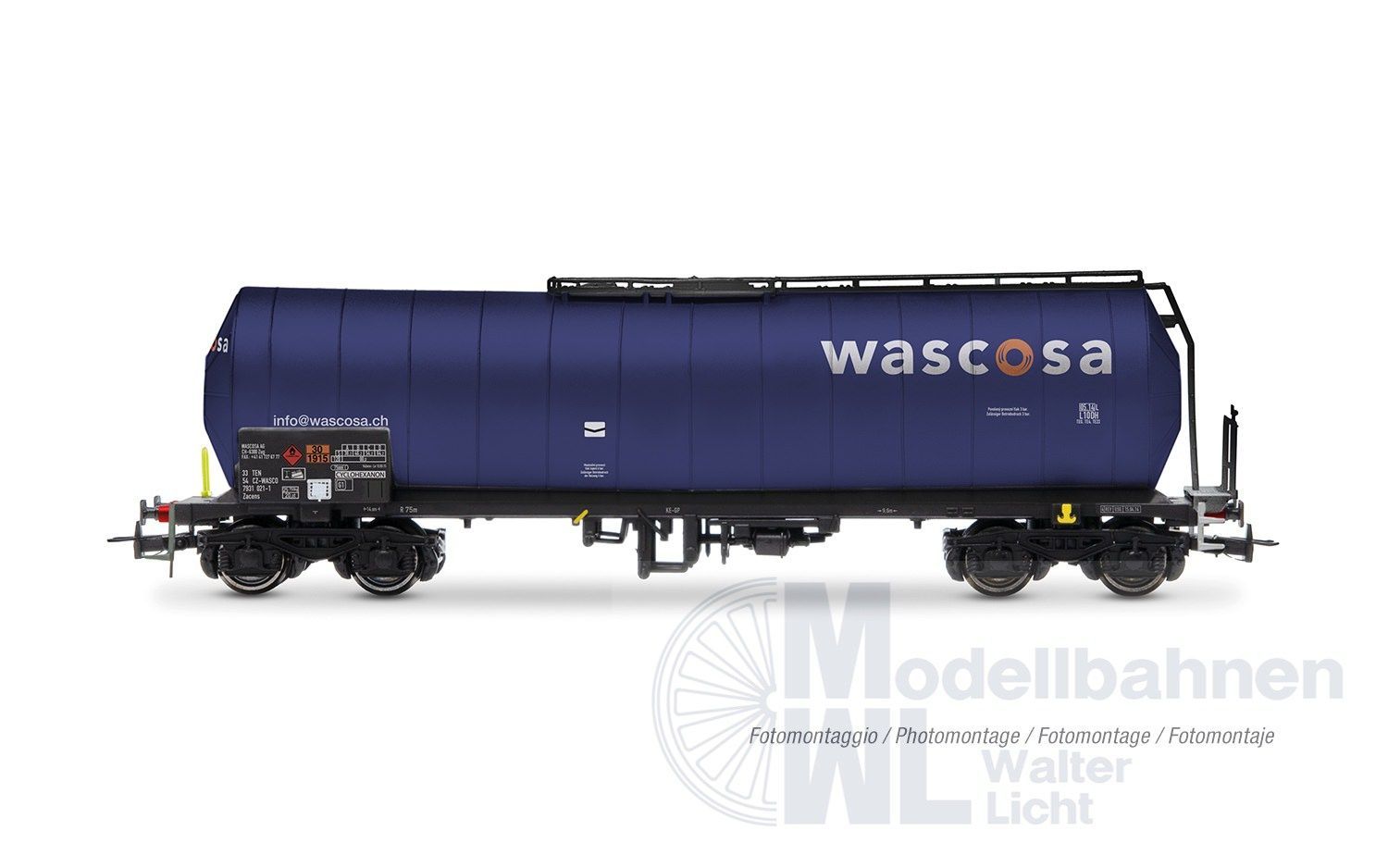 Rivarossi 6666 - Kesselwagen WASCOSA Ep.VI H0/GL