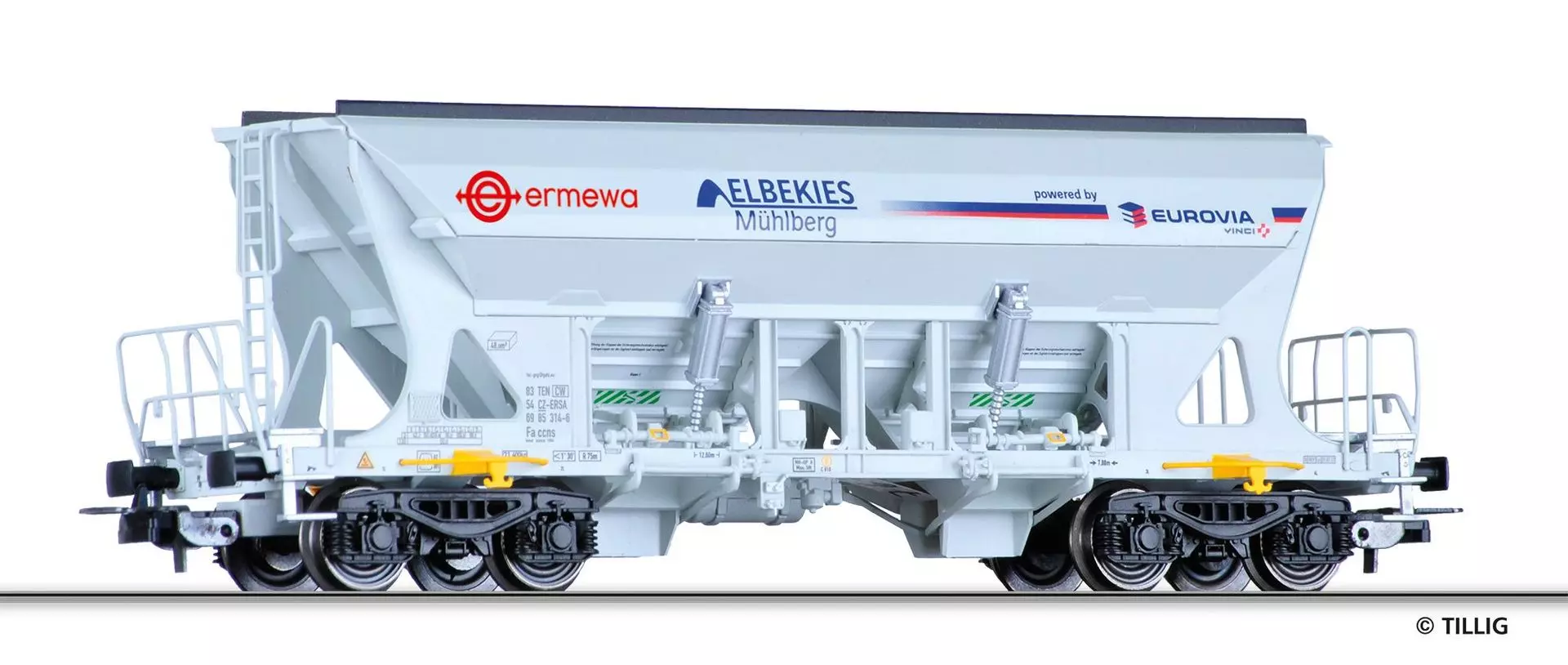 Tillig 77028 - Selbstentladewagen ERMEWA Ep.VI H0/GL