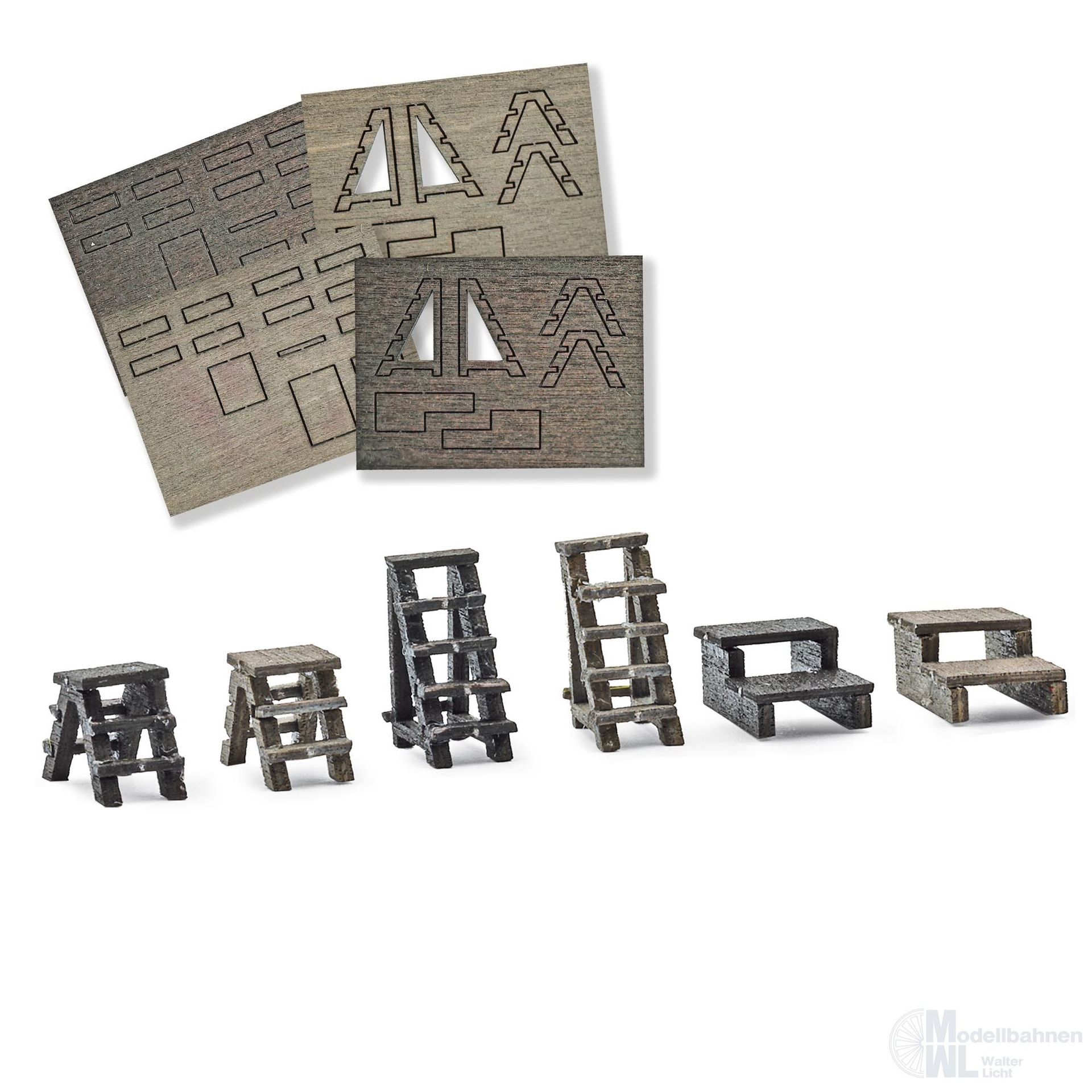 Busch 1859 - Aufstiege und Leitern H0 1:87