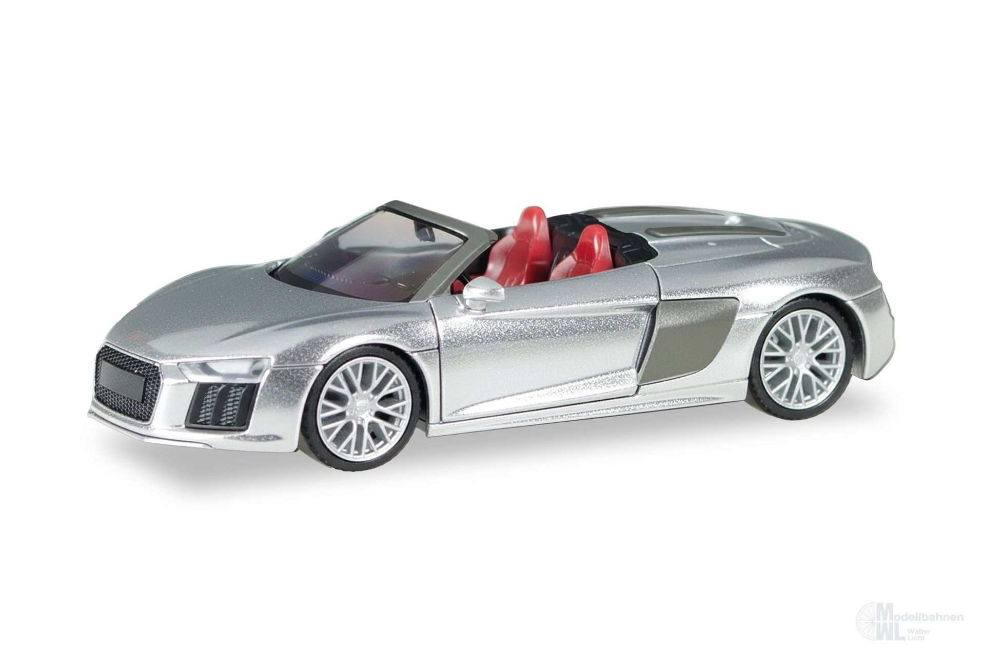 Herpa 038690-002 - Audi R8 V10 Spyder eissilber H0 1:87