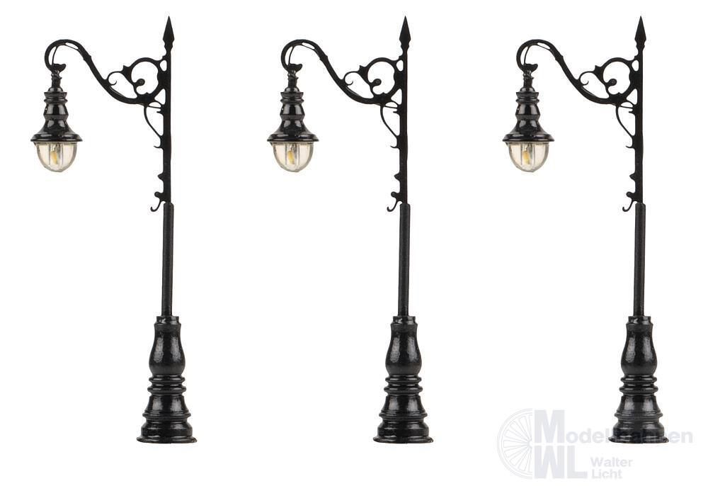 Faller 272127 - LED-Laterne Bogenleuchte 3 Stück N 1:160 Faller 272127 - LED-Laterne Bogenleuchte 3 Stück N 1:160
